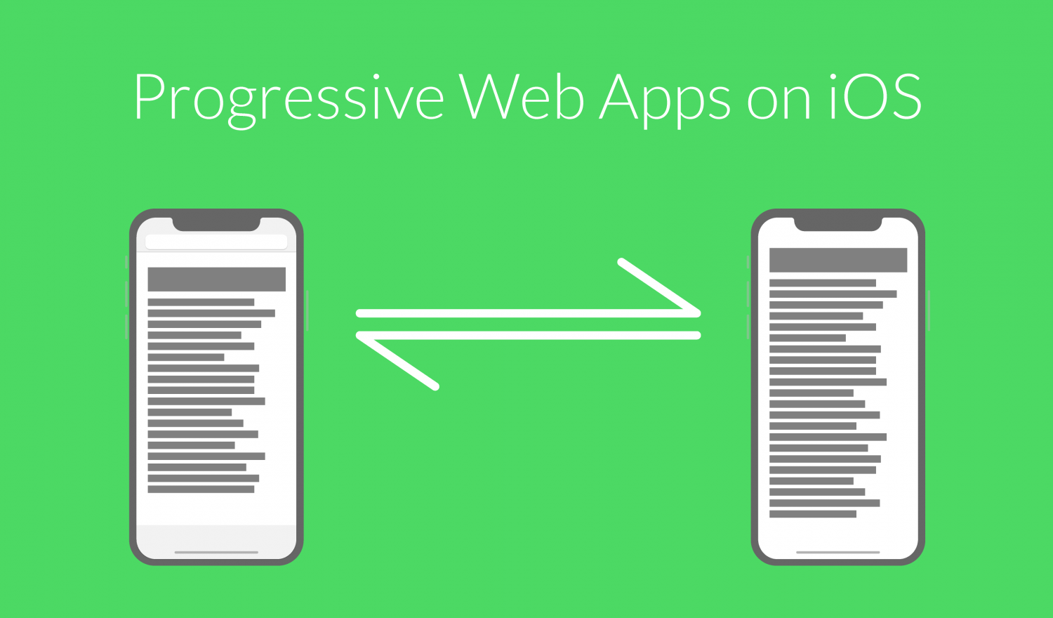 Progressive Web Apps on iOS – Headerbild zum Blogartikel