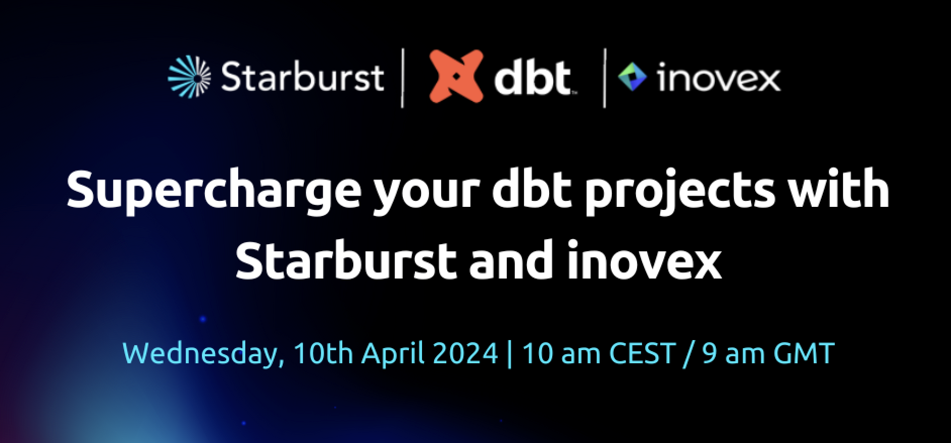 Webinar: Supercharge your dpt projects with Starburst and inovex