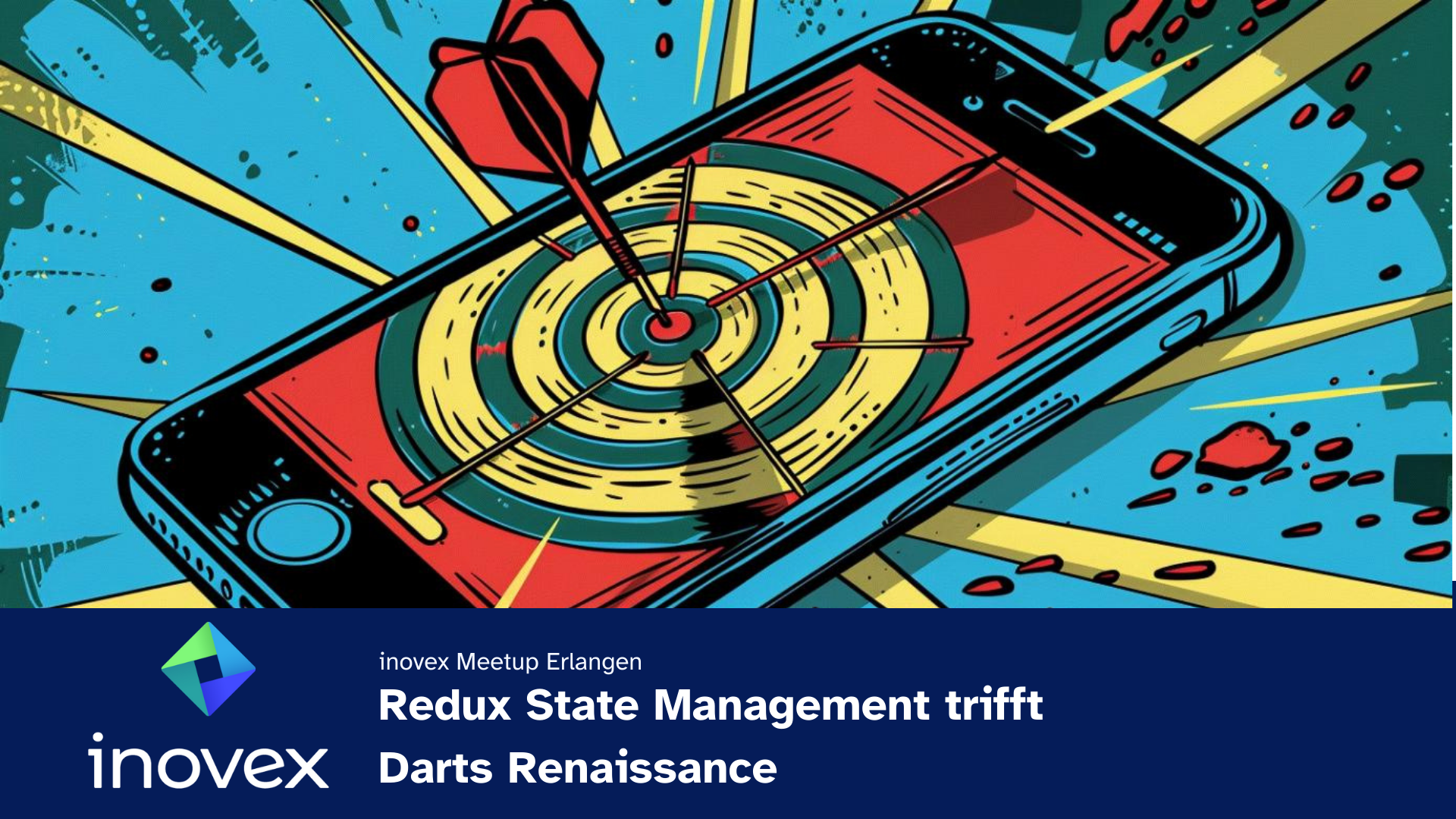 Titelbild: Meetup Erlangen zu Redux State Management trifft Darts Renaissance