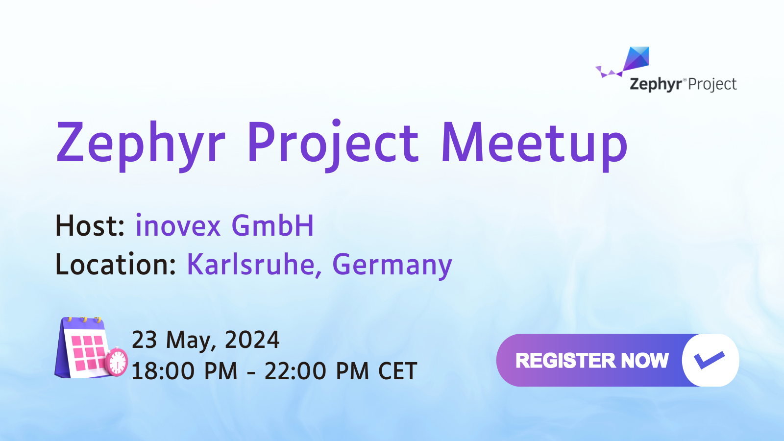 Titelbild: Meetup Karlsruhe zu Zephyr Project