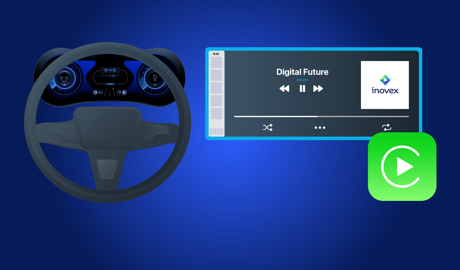 Grafik zu CarPlay Audio App